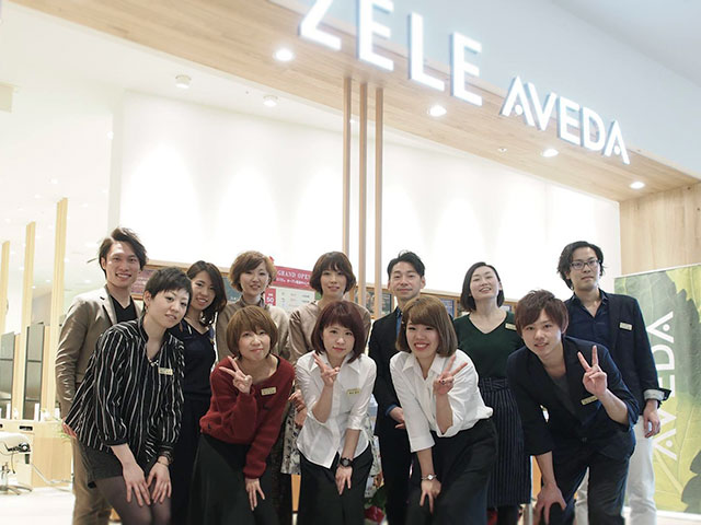 Zele Avedaららぽーと立川立飛 オープン前の風景 Junon Zele 株式会社ジュノン